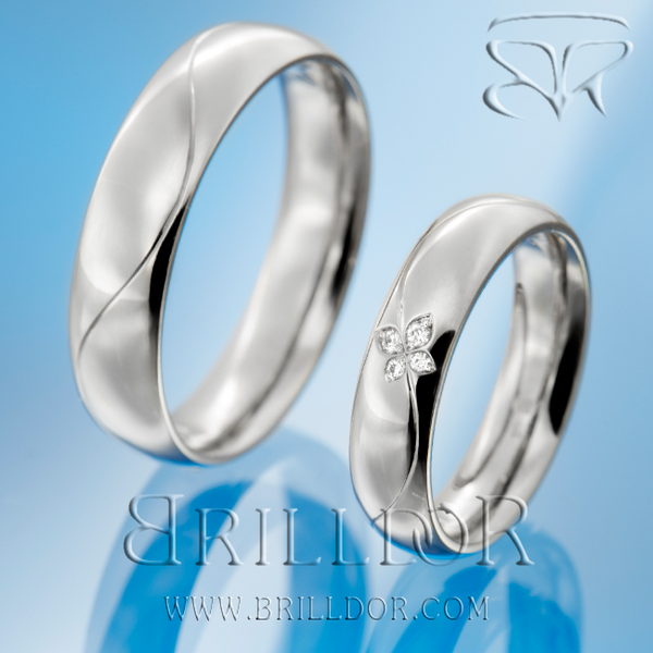Butterfly discount wedding band