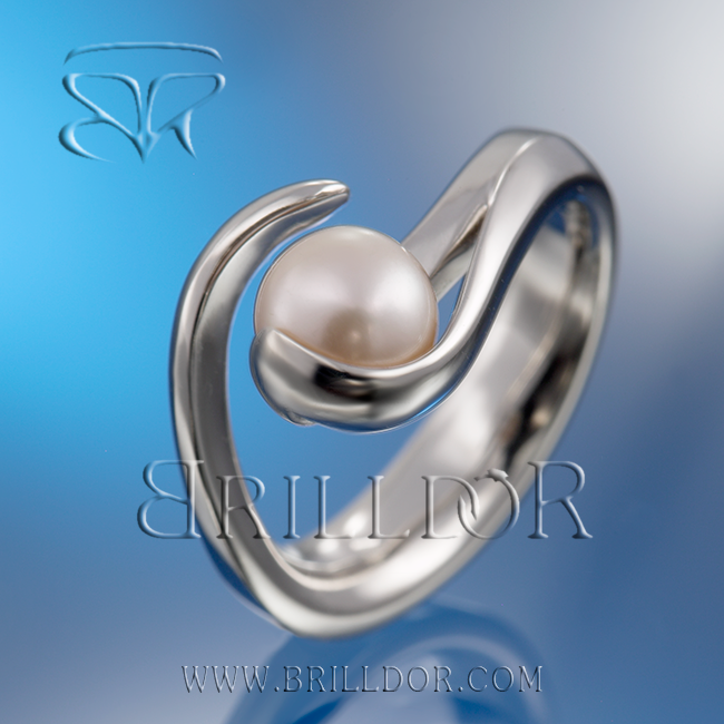 Buy Silver Ring with Pearl for women | Krishna Jewellers, Hyd