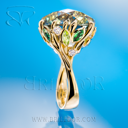 Garden cocktail ring