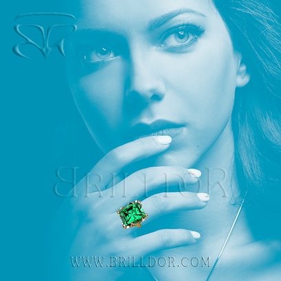 Garden cocktail ring