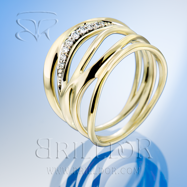 Anello D'oro 14K 18K Gold Plated Ring Twisted Ring Round Brilliant Cut 5A  Zircon Ring Textured Gold Ring - China 14K Gold Ring and Gold Plated Rings  price | Made-in-China.com