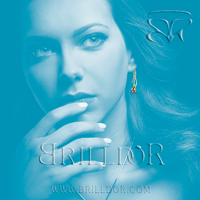 Whirlpool Twist Y earrings