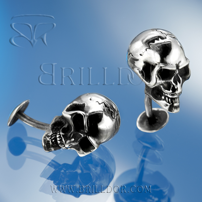 Skull cufflinks