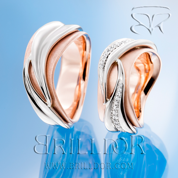 Fairy Kiss wedding bands