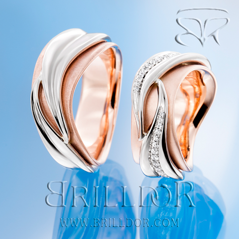 Fairy Kiss wedding bands