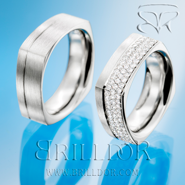 Bespoke platinum 2025 wedding rings